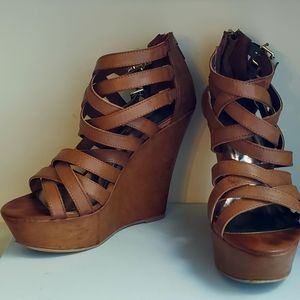 Madden Girl Strappy Wedge Sandals